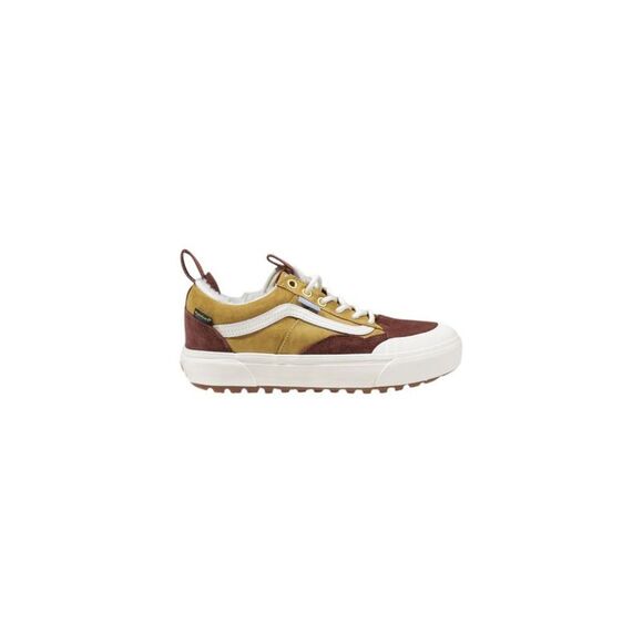 Vans Beige Leather Athletic Women's Sneakers